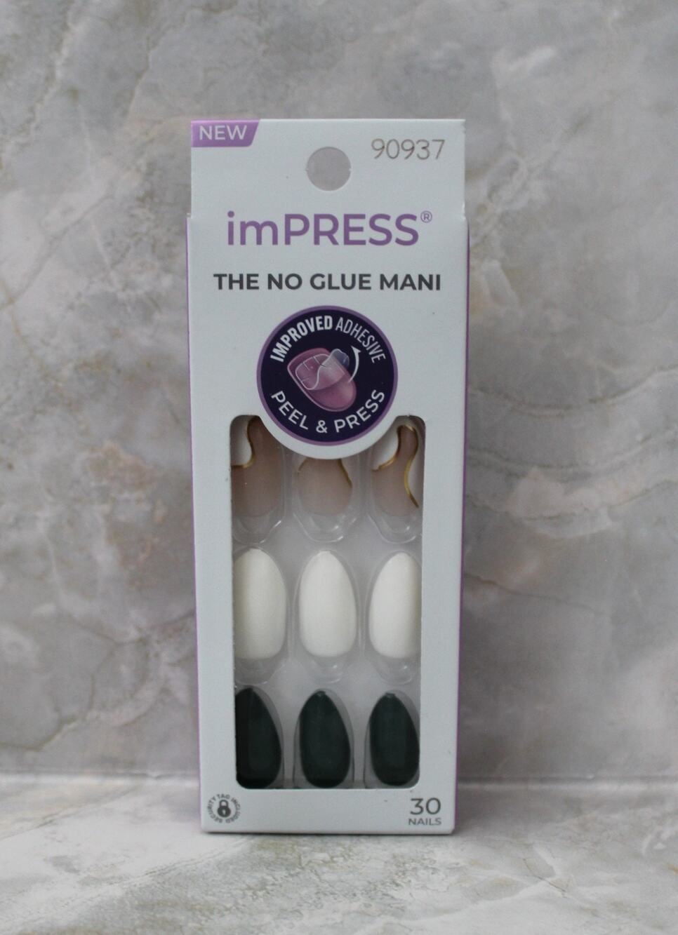 KISS imPRESS Press On Nails In My Head Multicolor Medium Almond New